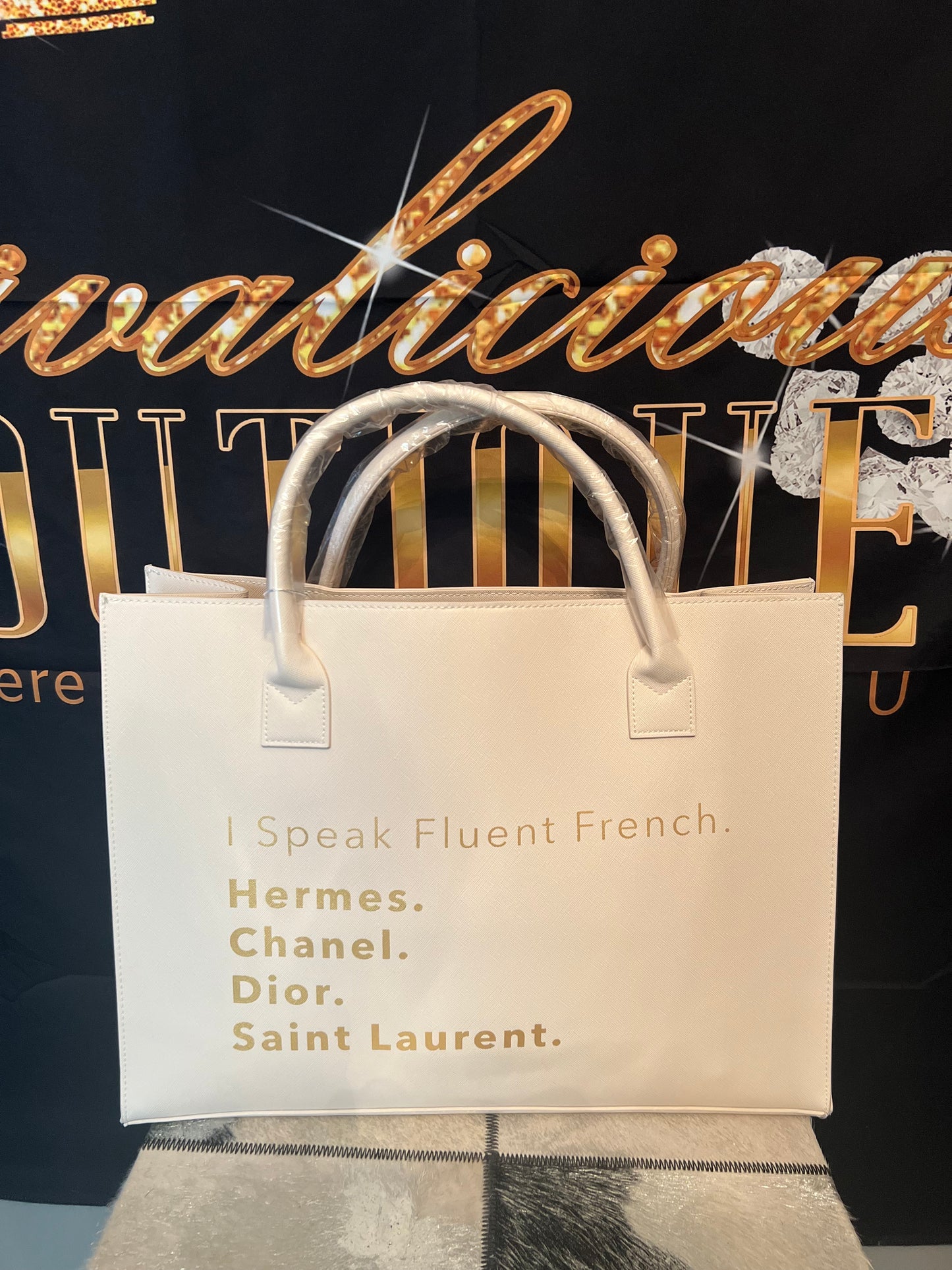 GLAM-Lingual Tote(French)