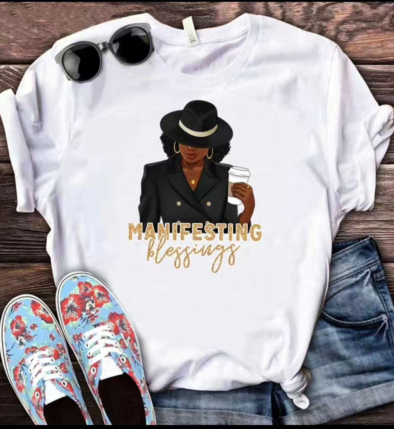 Manifesting Blessings Tee-shirt