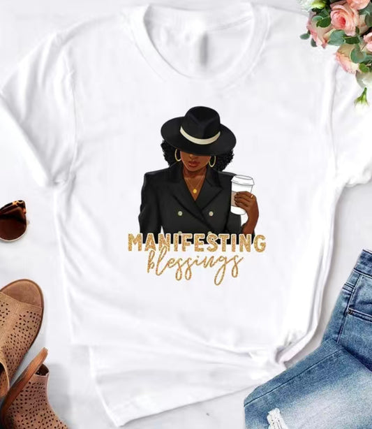 Manifesting Blessings Tee-shirt