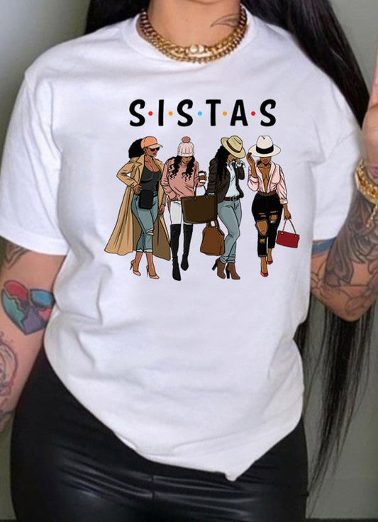 Sistas T-Shirt  Plus Size